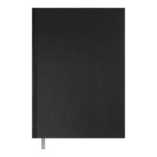 Книга записна OPTIMAL, А5, 64 арк., клітинка, чорна, бум вініл