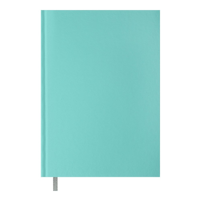 Книга записна OPTIMAL, А5, 64 арк., клітинка,  бірюзова, бум вініл