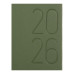 Щоденник датов. 2027 MORANDI STYLE, A6, зелений, штуч.шкіра
