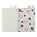 Зошит для записів BLUEBERRY ARABESKI, А5, 80 арк., клітинка, 4 роздільники, пластикова обкладинка