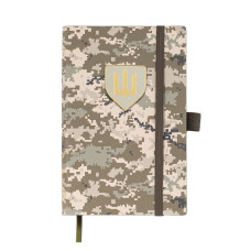 Щоденник недат. MILITARY, A6, світло-зелений, штуч.шкіра, 336 стор