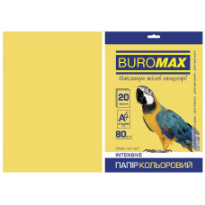 Папір кольоровий А4, 80г/м2, INTENSIV, золотий, 20арк.