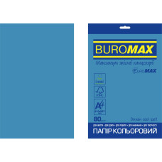 Папір кольоровий Euromax 80г/м2, INTENSIVE, синій, 20арк.