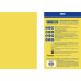 Папір кольоровий Euromax 80г/м2, INTENSIVE, жовтий, 20арк.