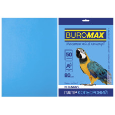 Папір кольоровий А4, 80г/м2, INTENSIV, св.-синій, 50арк.