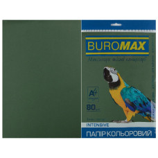 Папір кольоровий А4, 80г/м2, DARK тем.-зелений, 20арк.