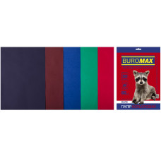 Набір кольорового паперу А4, 80г/м2, DARK, 5кол., 20арк.