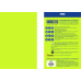 Папір кольоровий Euromax 80г/м2, NEON, зелений, 20арк.