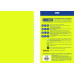 Папір кольоровий Euromax 80г/м2, NEON, жовтий, 20арк.