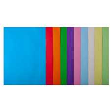 Набір кольорового паперу А4, 80г/м2, PASTEL+INTENSIV, 10кол., 50арк.