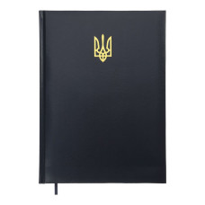 Щоденник датов. 2027 POWERFUL, A4, темно-синій, вінілпапір/поролон