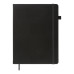 Книга записна ETALON 190*250, 96 арк., клітинка, обкл. штучна шкіра, чорний