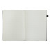 Книга записна ETALON 210*295, 96 арк., клітинка, обкл. штучна шкіра, чорний