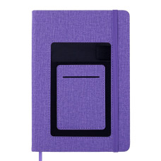 Блокнот діловий COMFORT А5, 96 арк., чистий, обкл. штучна шкіра, фіолетовий