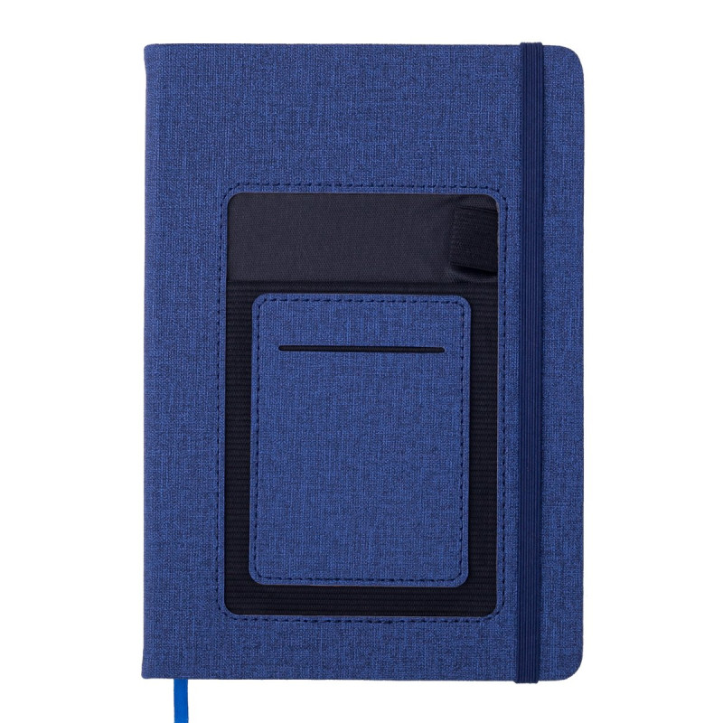 Блокнот діловий COMFORT А5, 96 арк., клітинка, обкл. штучна шкіра, синій