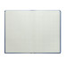 Блокнот діловий EXOTIC А5, 96л, клітинка, обкладинка штучна шкіра, бірюзовий