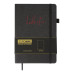 Блокнот діловий LIBRETA А5, 96 арк., крапка, обкл. штучна шкіра, чорний