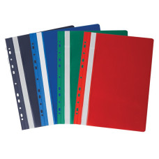Швидкозшивач A4 PROFESSIONAL (11отв. PVC, асорті.)