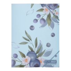 Папка А5 на гумках, BLUEBERRY ARABESKI, напівпрозора, морська хвиля
