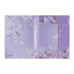 Папка А4 на гумках, LILAC ARABESKI, напівпрозора, сливова