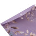 Папка-конверт А5 на кнопці, LILAC ARABESKI, напівпрозора, сливова
