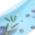 Папка-конверт DL на кнопці, BLUEBERRY ARABESKI, напівпрозора, морська хвиля