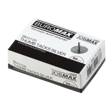 Кнопки нiкельовані JOBMAX, 50шт.