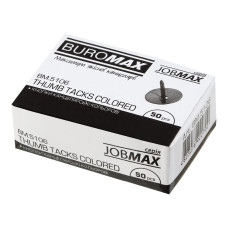 Кнопки кольорові JOBMAX, 50шт.