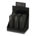 Ручка гелева автоматична PRESTIGE SILVER, 0,5 мм, сині чорнила, чорна