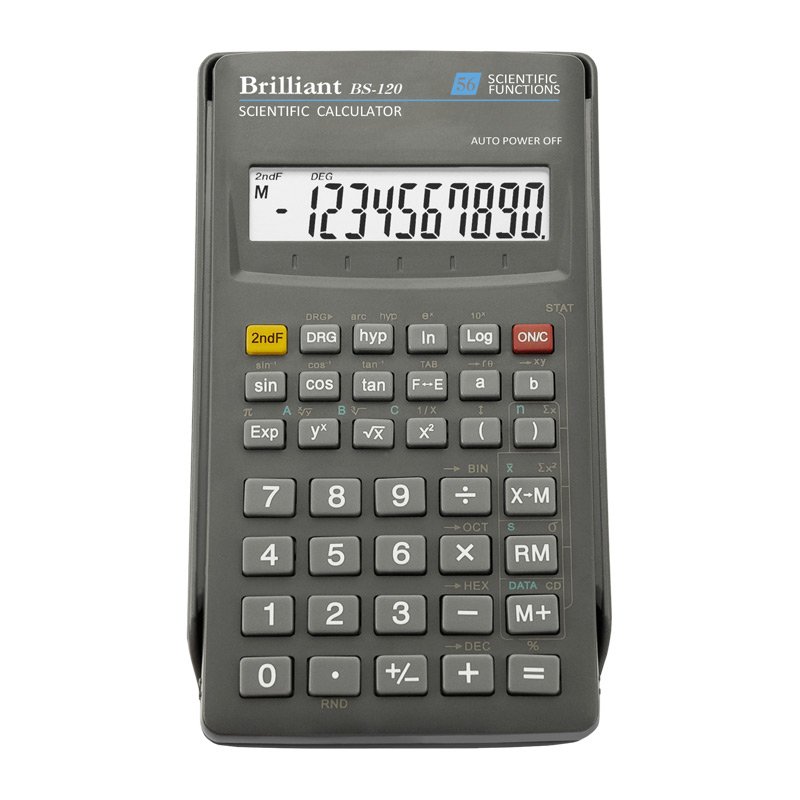Калькулятор інженерний BS-120 10+2р., 56 ф-цій