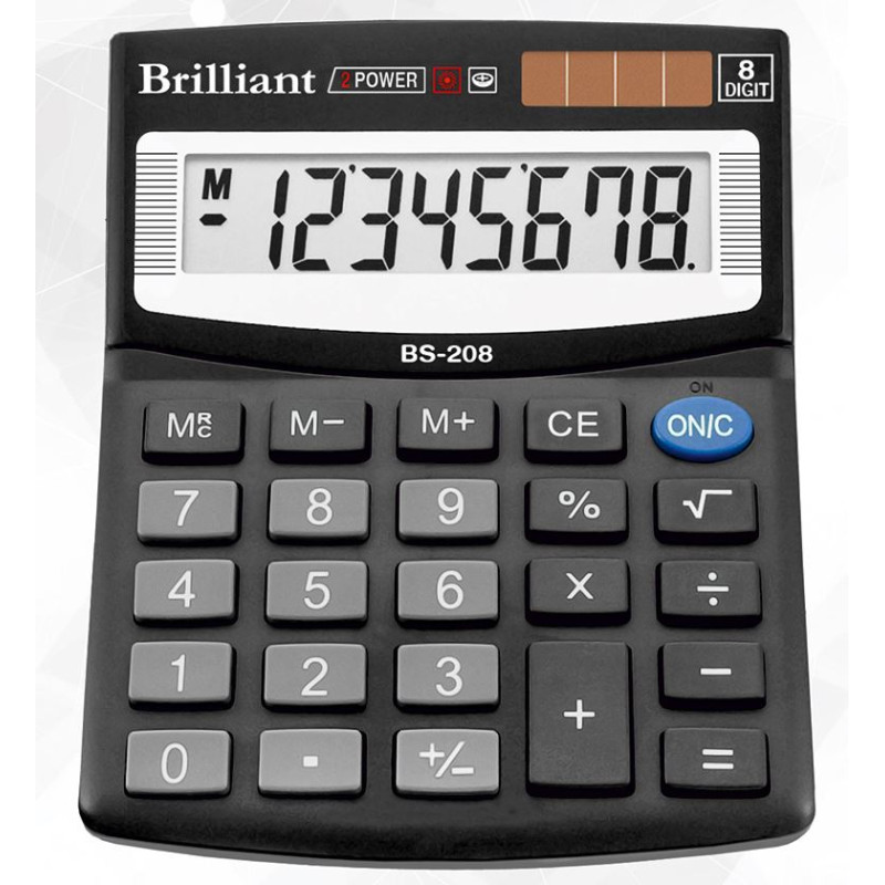 Калькулятор BS-208 8р., 2-пит Калькулятор BS-208 8р., 2-пит