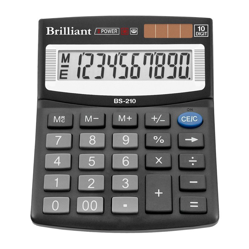 Калькулятор BS-210 10р., 2-пит Калькулятор BS-210 10р., 2-пит