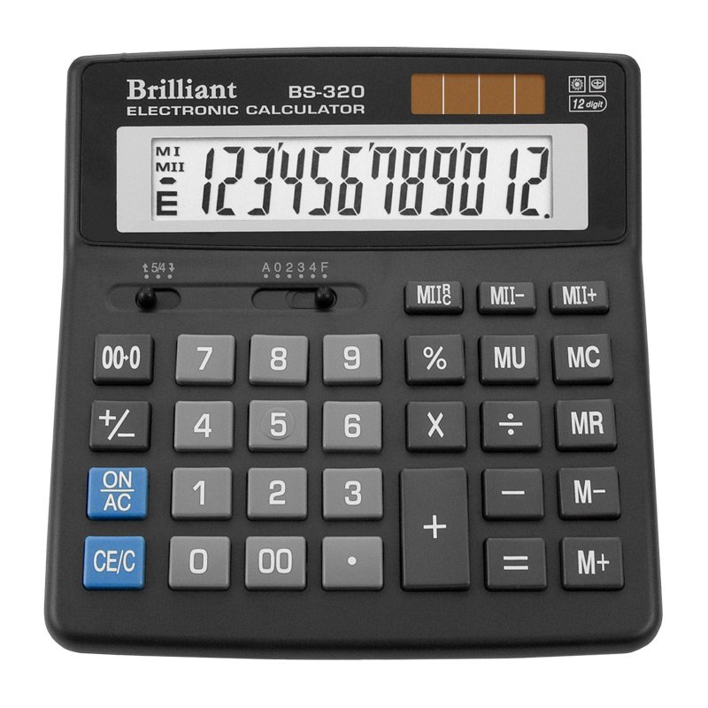 Калькулятор BS-320 12р., 2-пит Калькулятор BS-320 12р., 2-пит