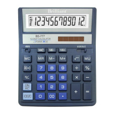 Калькулятор BS-777ВL 12р., 2-пит, синій