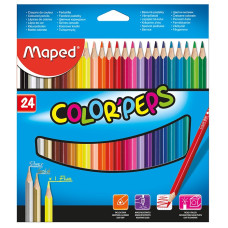 Олівці кольорові COLOR PEPS Classic, 24 кольорів