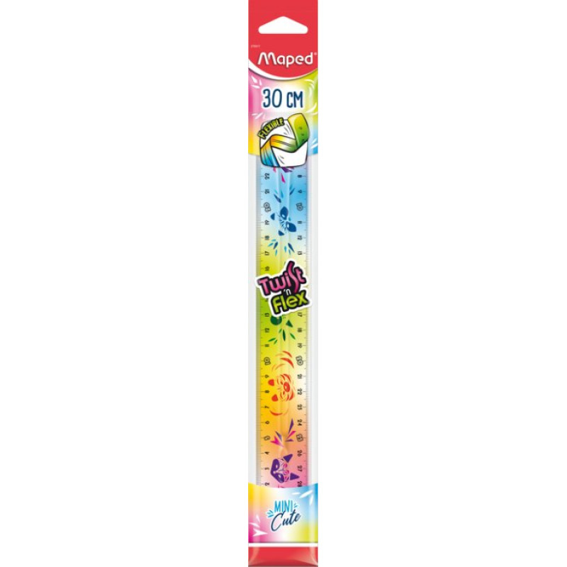 Лінійка MINI CUTE TWISTNFLEX 30см в блістері