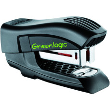 Степлер компактний GREENLOGIC MINI, пластиковий, 15л., + 400 скоб (скоби №24/6; 26/6), асорті