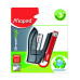 Степлер компактний GREENLOGIC MINI, пластиковий, 15л., + 400 скоб (скоби №24/6; 26/6), асорті