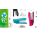 Степлер настільний GREENLOGIC, пластиковий, 25л., (скоби №24/6; 26/6), чорний