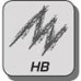 Олівець графітовий BLACK PEPS HB, без гумки, коробка з підвісом