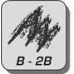 Олівець графітовий BLACK PEPS B, з гумкою, коробка з підвісом