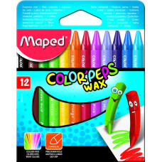 Крейда воскова COLOR PEPS Wax Crayons, 12 кол.