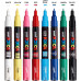 Набір маркерів uni POSCA, 0,7-1мм, 8 шт