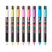 Набір маркерів uni POSCA Soft Color, 0,7мм, 8 шт