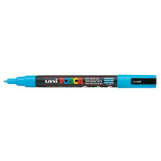 Маркер uni POSCA 0.9-1.3мм, блакитний