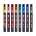 Набір маркерів uni POSCA Glitter Color, 0,9-1,3мм, 8 шт