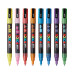 Набір маркерів uni POSCA Glitter Color, 0,9-1,3мм, 8 шт