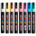 Набір маркерів uni POSCA Soft Color, 1,8-2,5мм, 8 шт