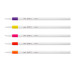 Лайнер uni EMOTT 0.4мм fine line, Passion Color, 5 кольорів
