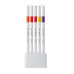 Лайнер uni EMOTT 0.4мм fine line, Passion Color, 5 кольорів